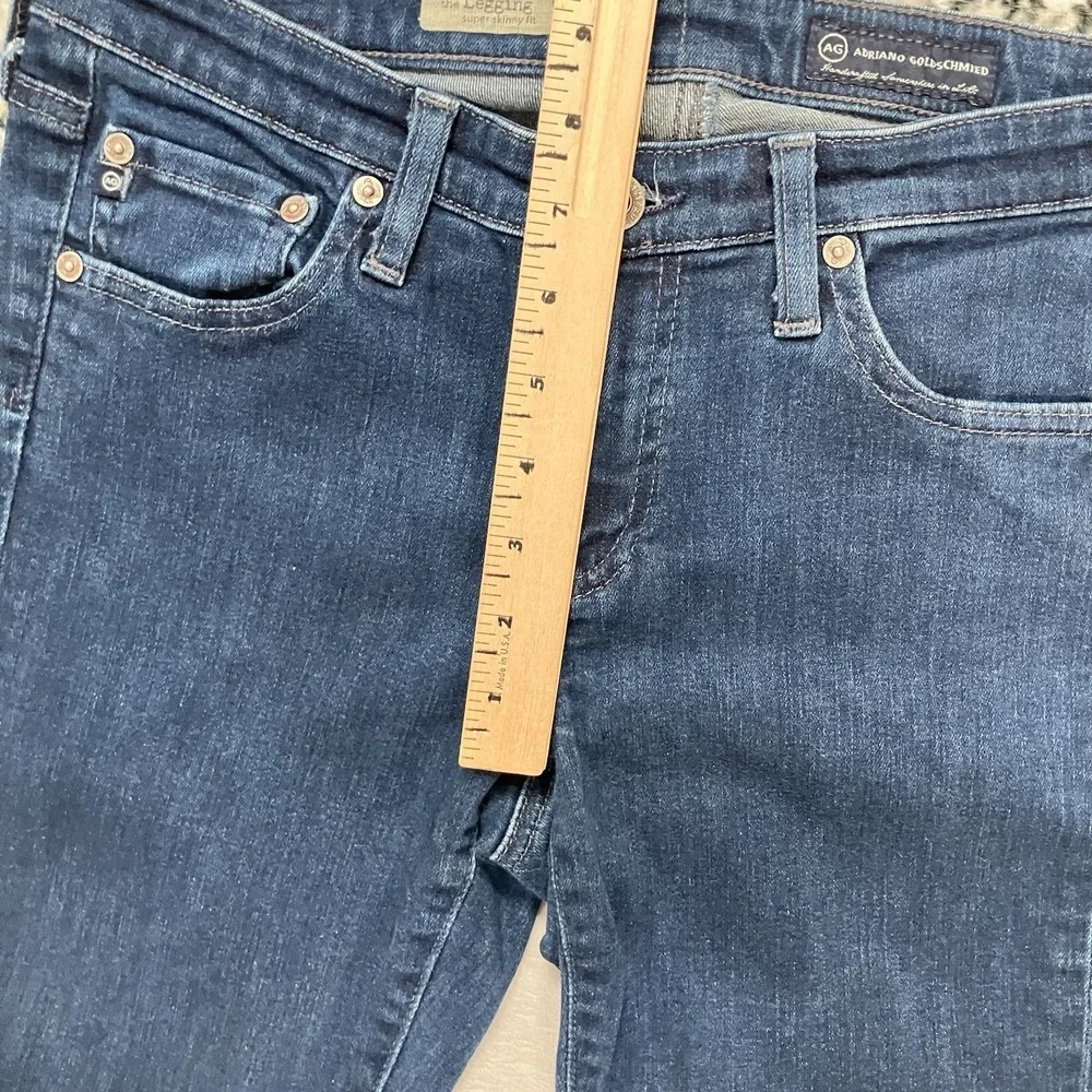 AG Adriano Goldschmied The Legging Super Skinny Jeans Dark Wash Womens 30R